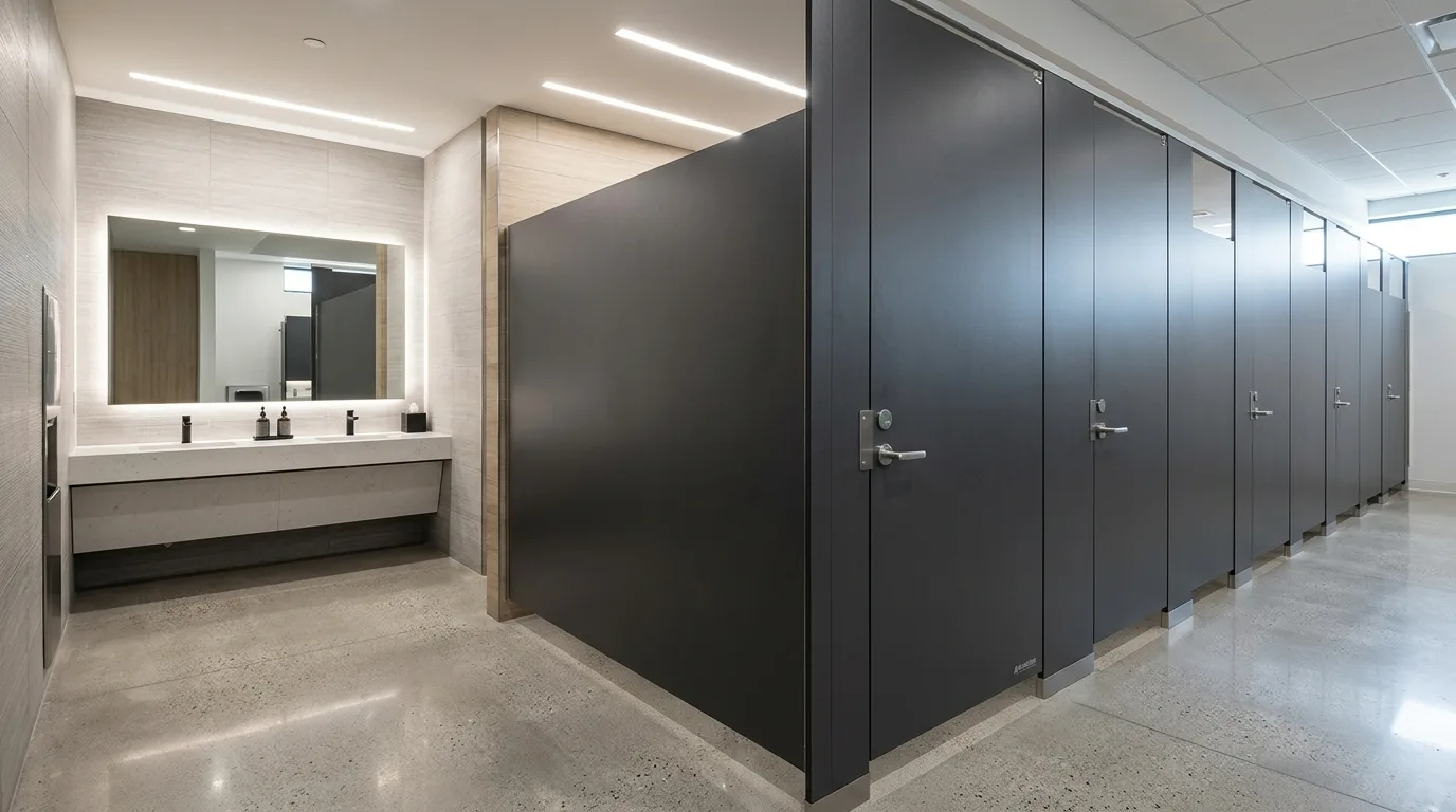 Перегородки из HPL «Аква» — фото 12