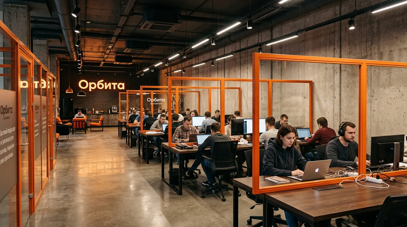 Коворкинг «Орбита», Новосибирск — проект ВЕРИДОР